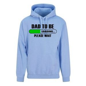 Dad To Be Loading Please Wait Unisex Surf Hoodie