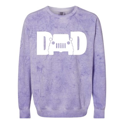 Dad Truck Logo Colorblast Crewneck Sweatshirt