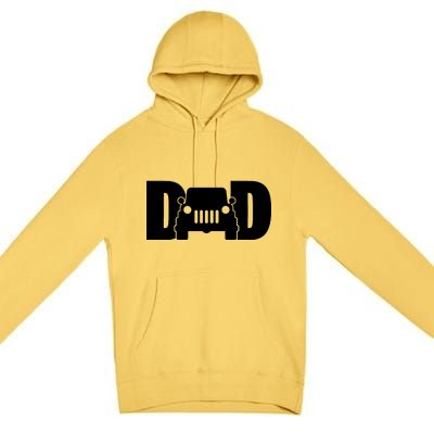 Dad Truck Logo Premium Pullover Hoodie