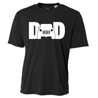 Dad Truck Logo Cooling Performance Crew T-Shirt