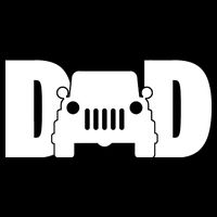 Dad Truck Logo Button