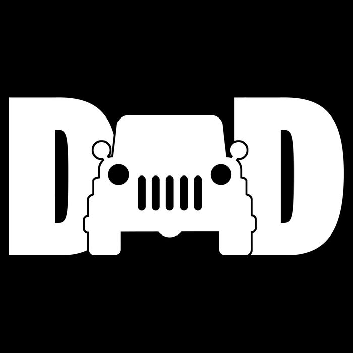 Dad Truck Logo Button