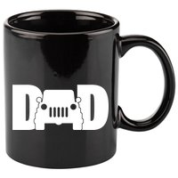 Dad Truck Logo 11oz C Handle Ceramic Mug