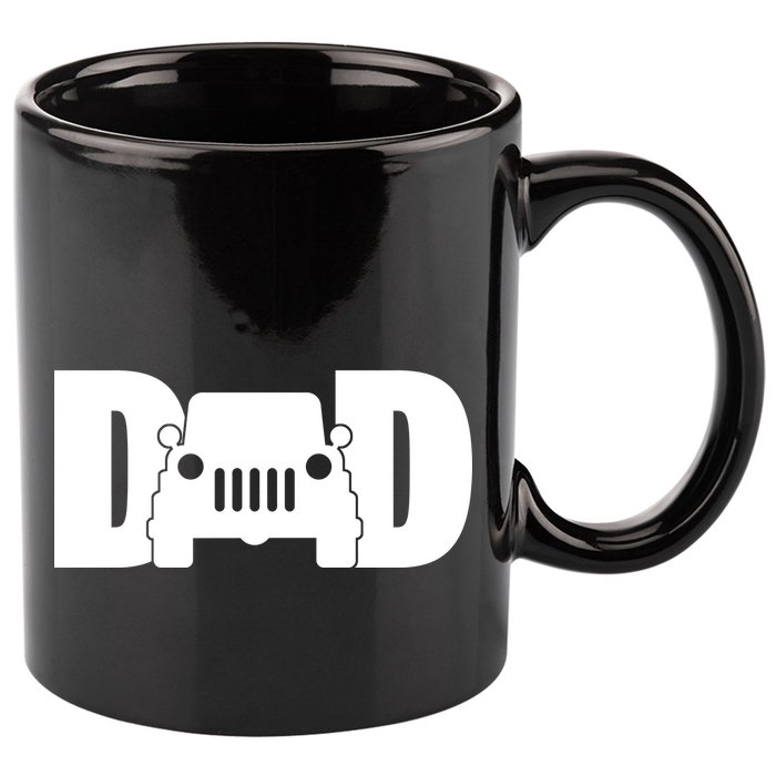 Dad Truck Logo 11oz C Handle Ceramic Mug