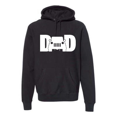 Dad Truck Logo Premium Hoodie