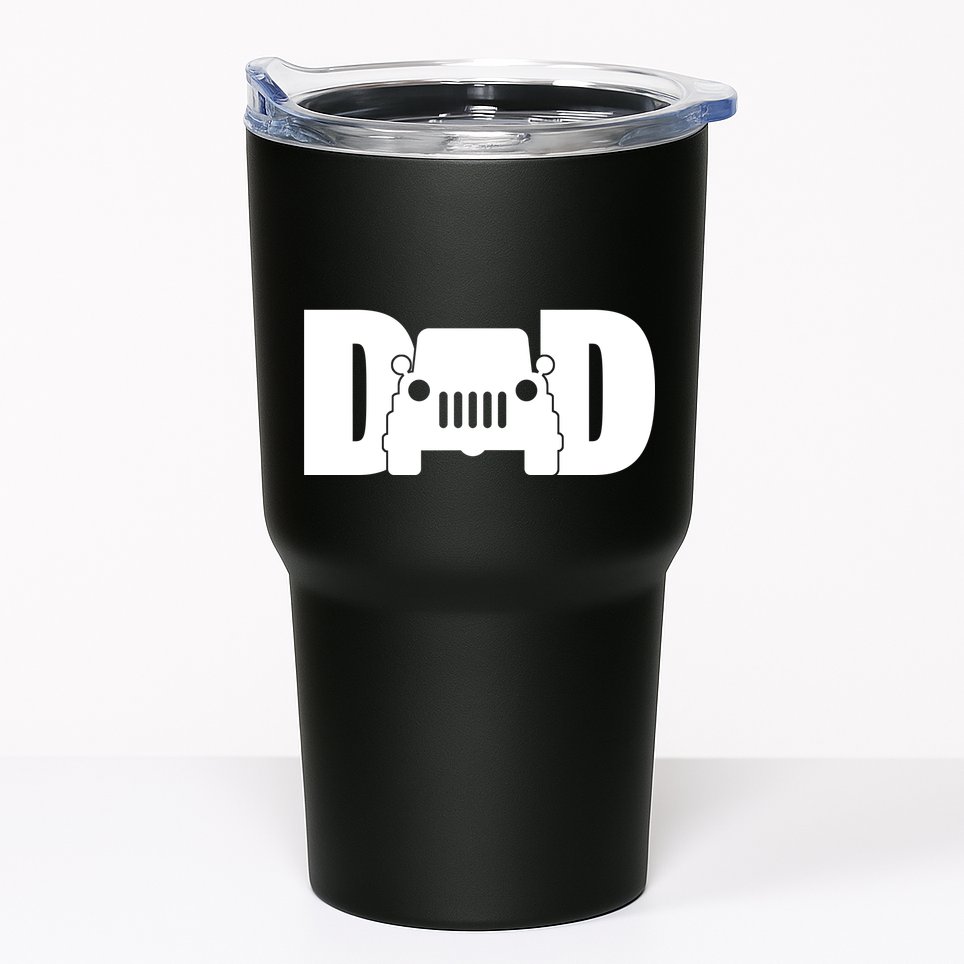 Dad Truck Logo Tumbler