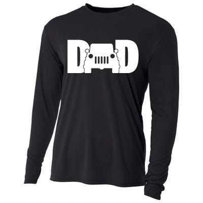 Dad Truck Logo Cooling Performance Long Sleeve Crew