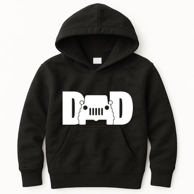Dad Truck Logo Kids Hoodie