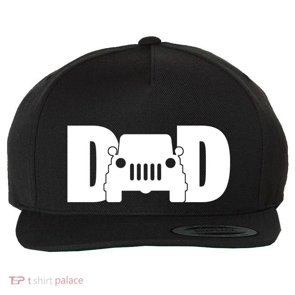 Dad Truck Logo Wool Snapback Cap