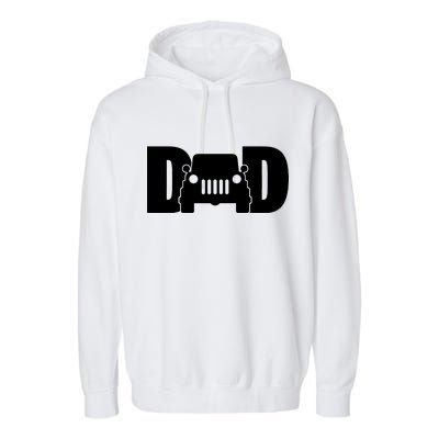 Dad Truck Logo Garment-Dyed Fleece Hoodie