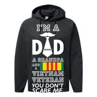 Dad Vietnam Veteran  Performance Fleece Hoodie