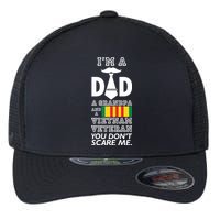 Dad Vietnam Veteran  Flexfit Unipanel Trucker Cap