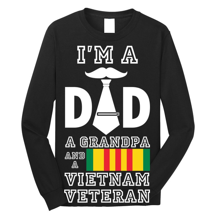 Dad Vietnam Veteran  Long Sleeve Shirt