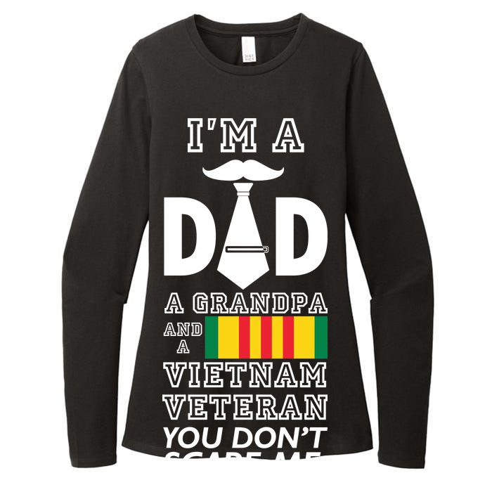 Dad Vietnam Veteran  Womens CVC Long Sleeve Shirt