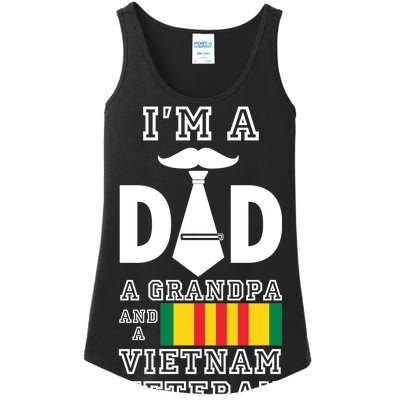 Dad Vietnam Veteran  Ladies Essential Tank