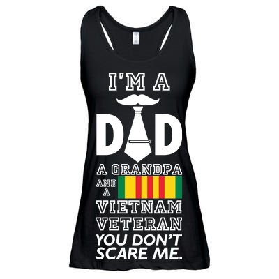 Dad Vietnam Veteran  Ladies Essential Flowy Tank