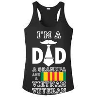 Dad Vietnam Veteran  Ladies PosiCharge Competitor Racerback Tank