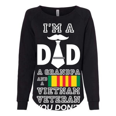 Dad Vietnam Veteran  Womens California Wash Sweatshirt