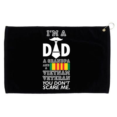 Dad Vietnam Veteran  Grommeted Golf Towel