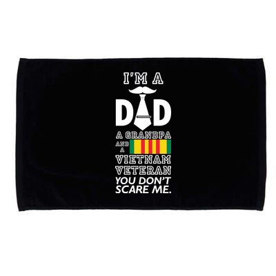 Dad Vietnam Veteran  Microfiber Hand Towel