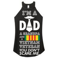 Dad Vietnam Veteran  Women's Perfect Tri Rocker Tank