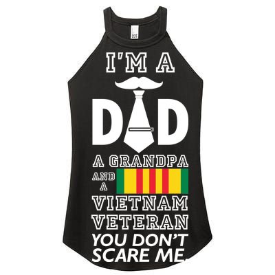 Dad Vietnam Veteran  Women's Perfect Tri Rocker Tank