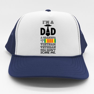 Dad Vietnam Veteran  Trucker Hat