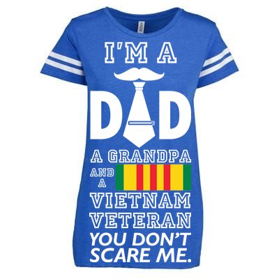 Dad Vietnam Veteran  Enza Ladies Jersey Football T-Shirt