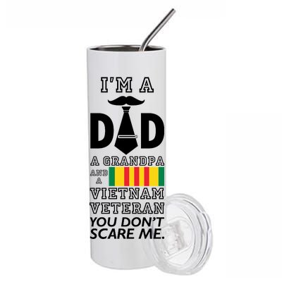 Dad Vietnam Veteran  Stainless Steel Tumbler