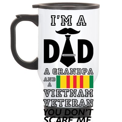 Dad Vietnam Veteran  Stainless Steel Travel Mug