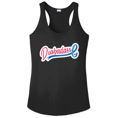 Diabetes Awareness Diabadass Ladies PosiCharge Competitor Racerback Tank