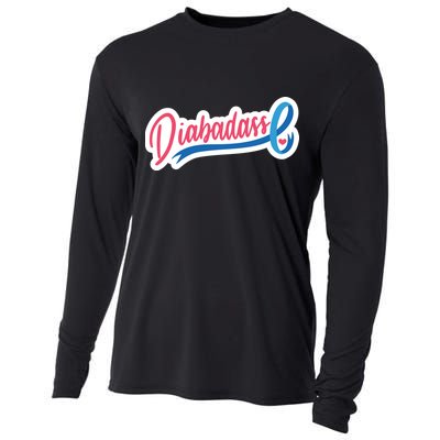 Diabetes Awareness Diabadass Cooling Performance Long Sleeve Crew