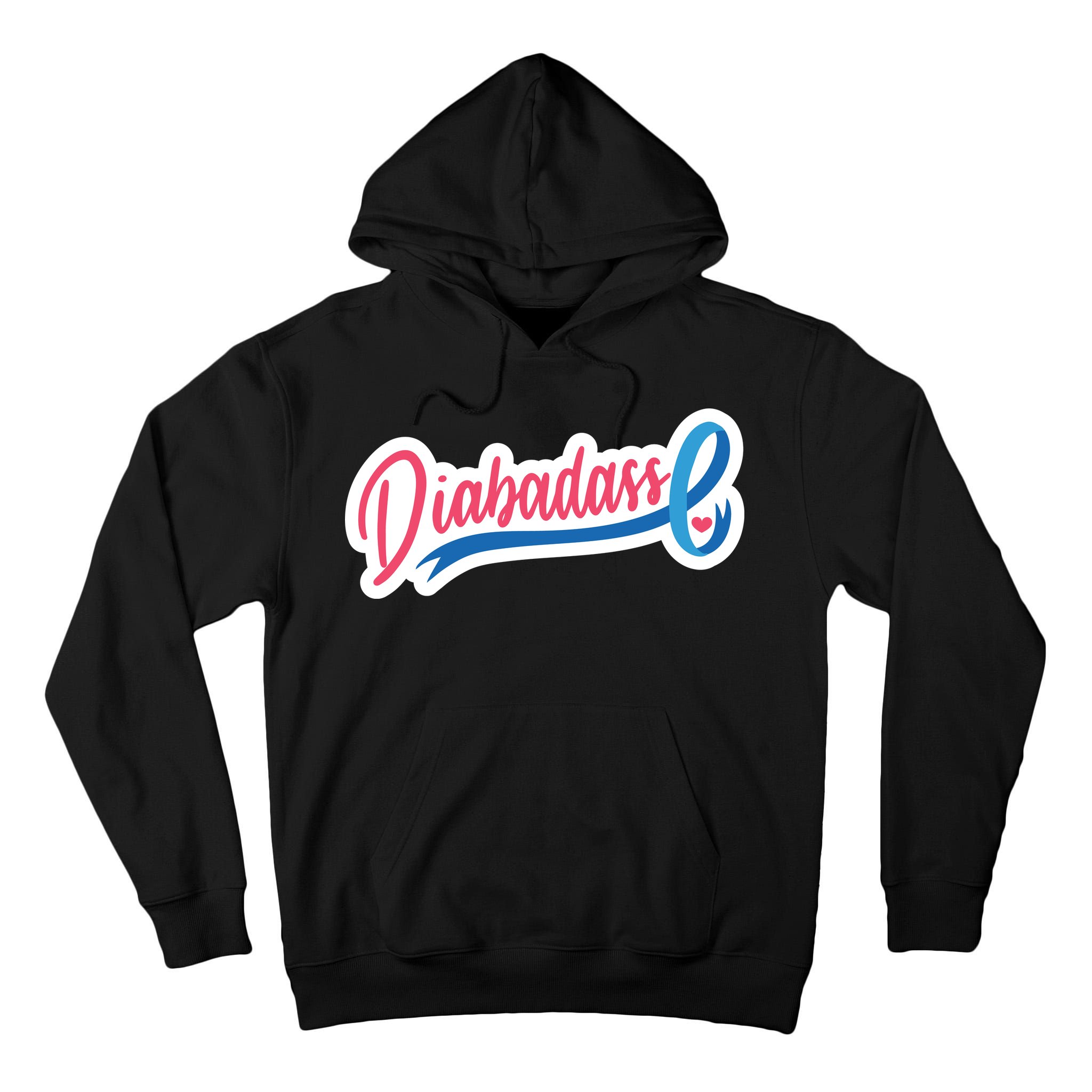 Diabetes Awareness Diabadass Tall Hoodie