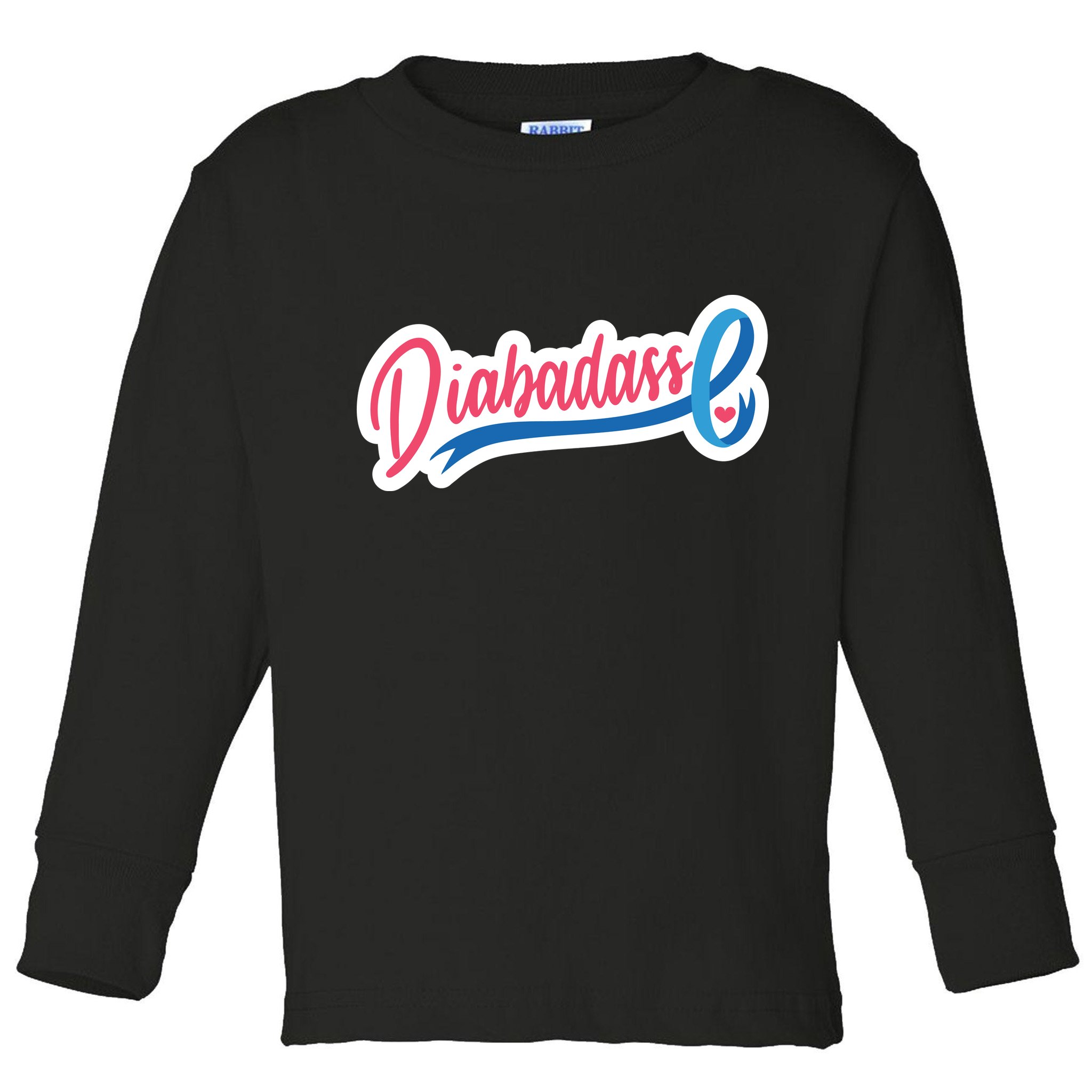 Diabetes Awareness Diabadass Toddler Long Sleeve Shirt