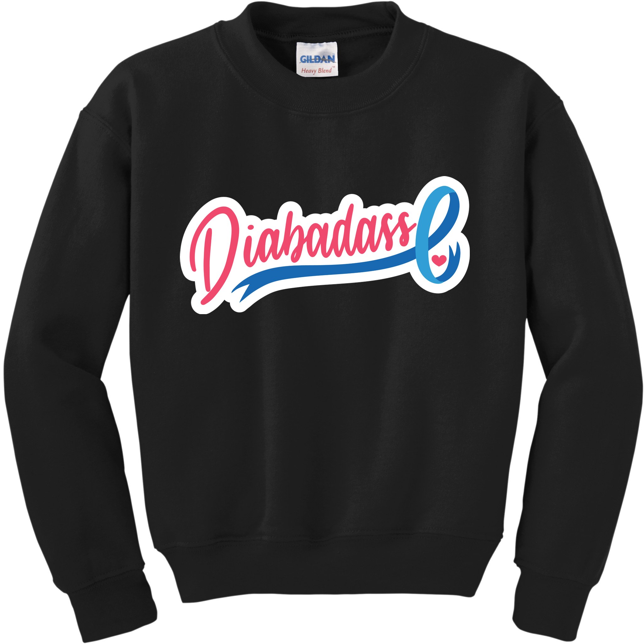 Diabetes Awareness Diabadass Kids Sweatshirt