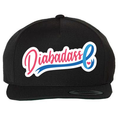 Diabetes Awareness Diabadass Wool Snapback Cap