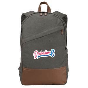 Diabetes Awareness Diabadass Cotton Canvas Backpack