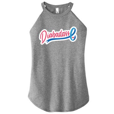 Diabetes Awareness Diabadass Women's Perfect Tri Rocker Tank