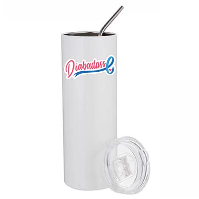 Diabetes Awareness Diabadass Stainless Steel Tumbler