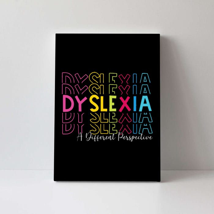 Dyslexia A Different Perspective Dyslexia Awareness Canvas