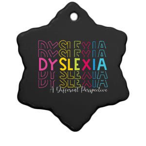 Dyslexia A Different Perspective Dyslexia Awareness Ceramic Star Ornament