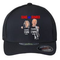 Dumb And Dumber Haris and Biden Vote For Trump 2024 Flexfit Unipanel Trucker Cap