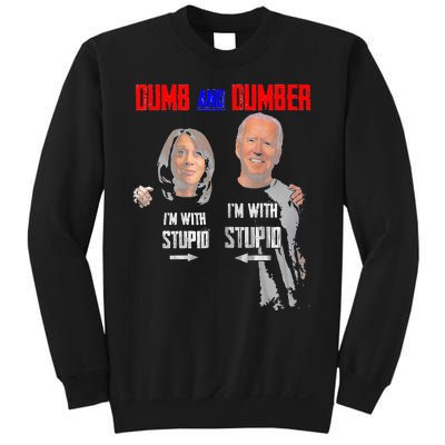 Dumb And Dumber Haris and Biden Vote For Trump 2024 Sweatshirt