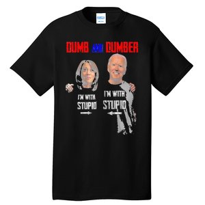 Dumb And Dumber Haris and Biden Vote For Trump 2024 Tall T-Shirt