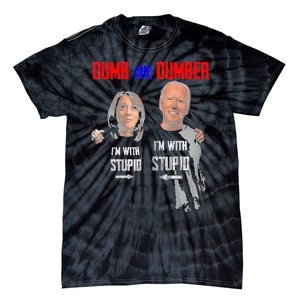 Dumb And Dumber Haris and Biden Vote For Trump 2024 Tie-Dye T-Shirt