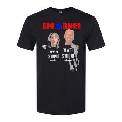 Dumb And Dumber Haris and Biden Vote For Trump 2024 Softstyle® CVC T-Shirt