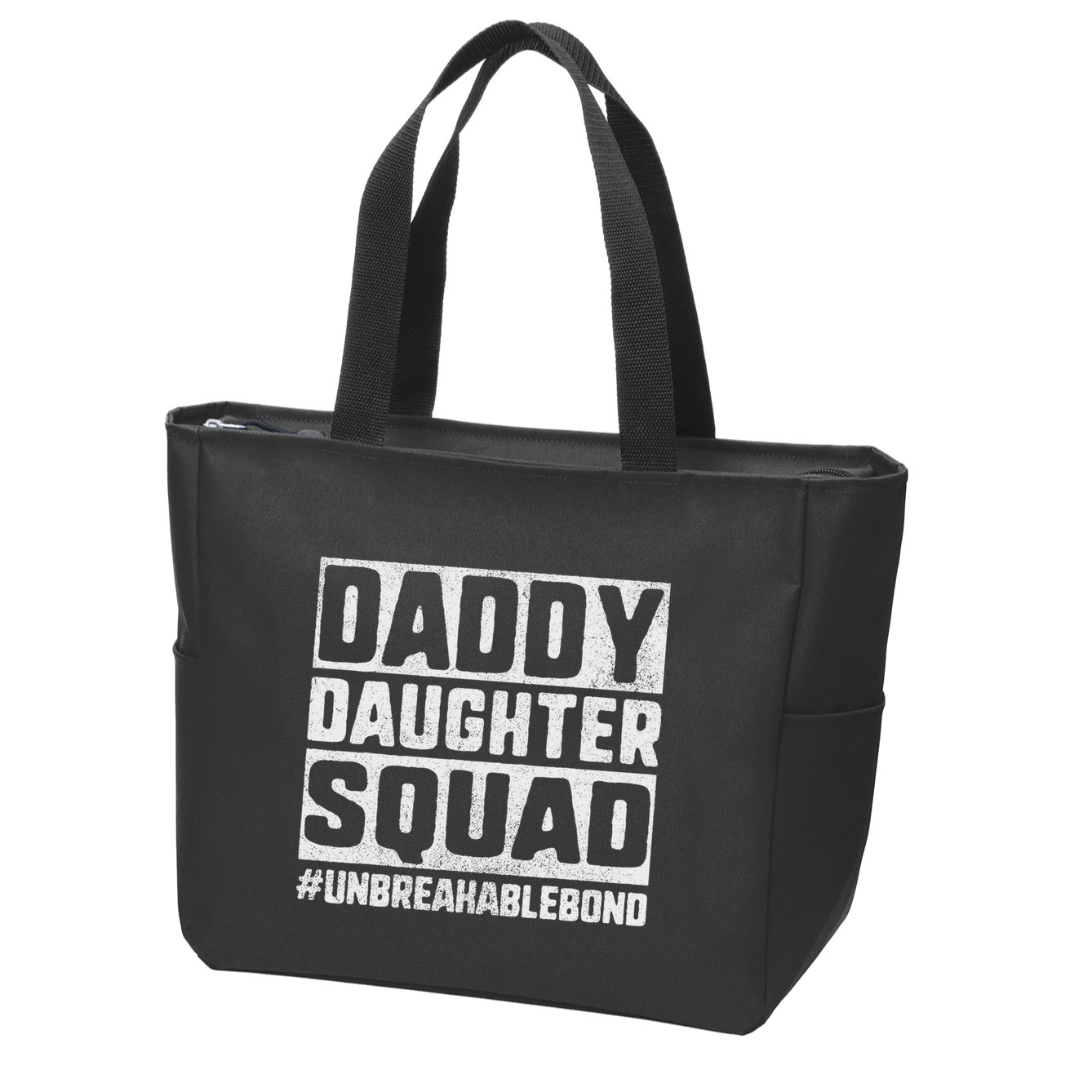 Daddy And Daughter S Father Daughter Squad Bond Zip Tote Bag