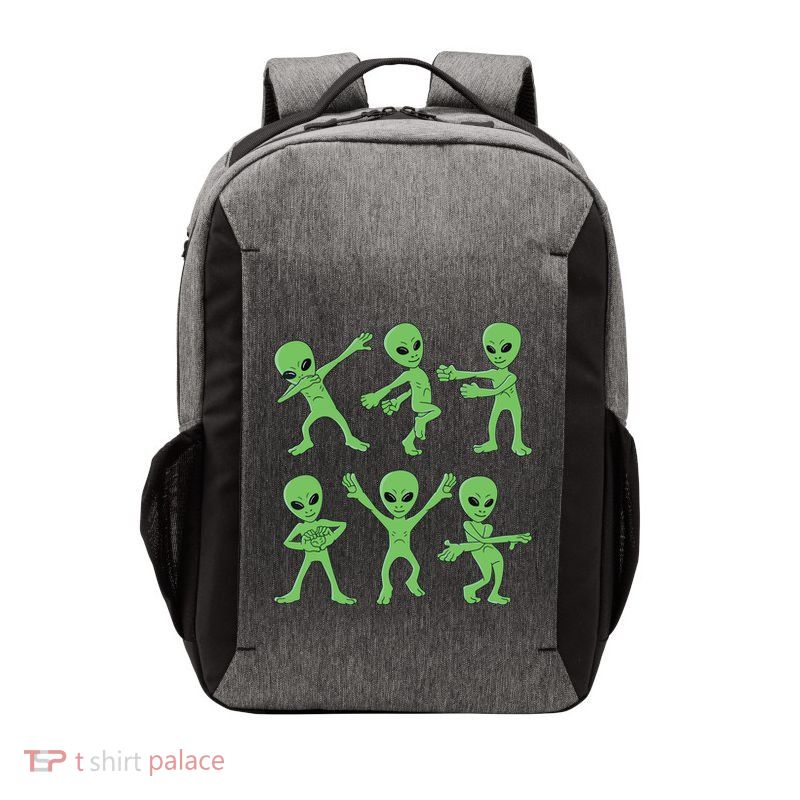 Dancing Aliens Dance Challenge Halloween Vector Backpack