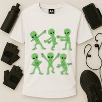 Dancing Aliens Dance Challenge Halloween Performance Shirt