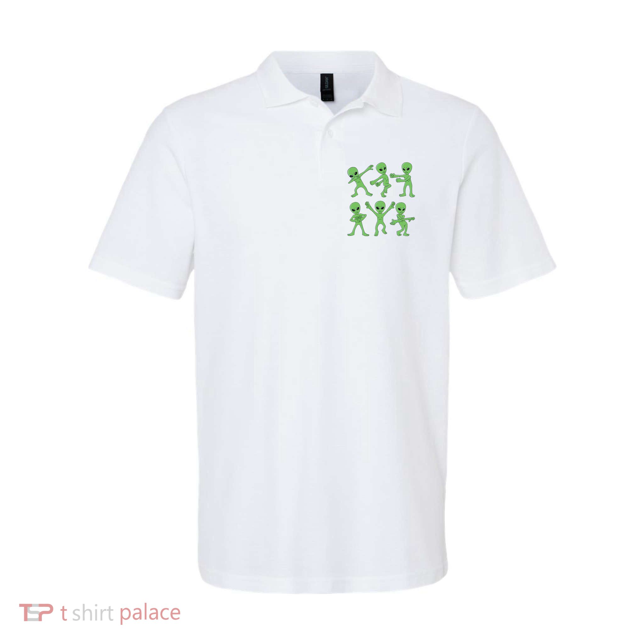 Dancing Aliens Dance Challenge Halloween Polo